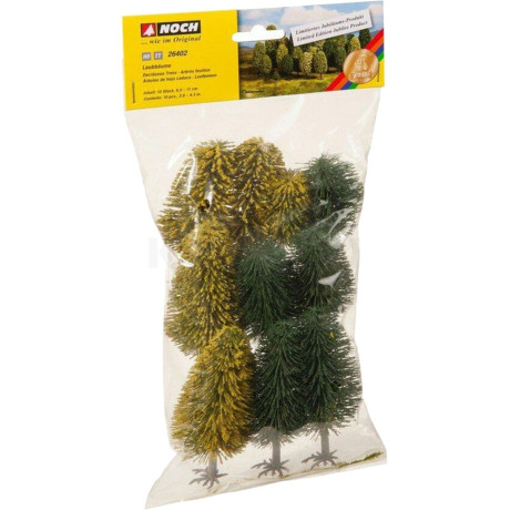 NOCH Listnaté stromy 10 kusov 6,5-11cm