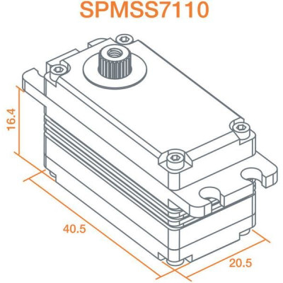 Spektrum servo naviják: rock crawler 1:10