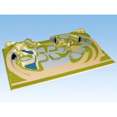 NOCH Koľajisko "Schönmühlen", 160 x 100 cm, H0-TT