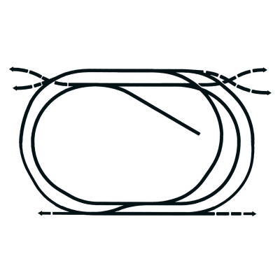 NOCH Koľajisko "Schönmühlen", 160 x 100 cm, H0-TT