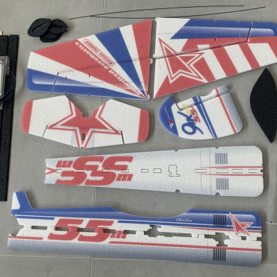 RC Factory Yak 55 Blue-red