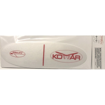 Gumáčik KOMAR bieločervený