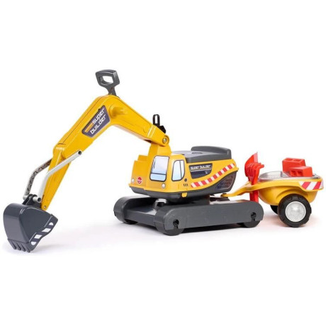 FALK - Dětské odrážedlo bagr s vlečkou