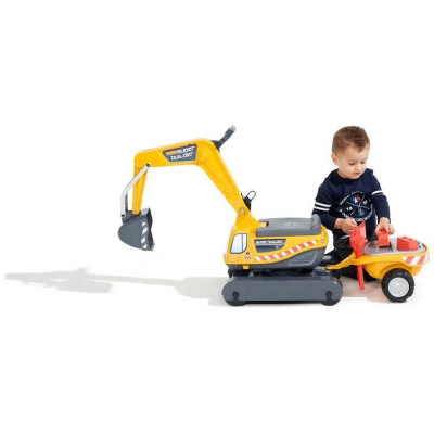 FALK - Dětské odrážedlo bagr s vlečkou