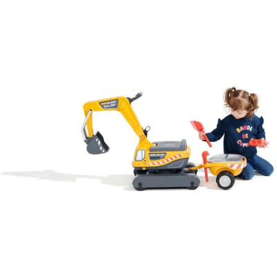 FALK - Dětské odrážedlo bagr s vlečkou