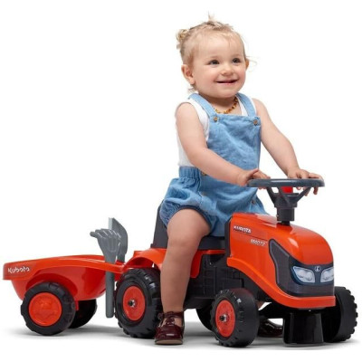 FALK - Dětské odrážedlo Baby Kubota s vlečkou