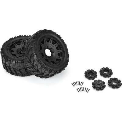 Pro-Line kolo 5.7", pneu Masher X HP Belted, disk Raid H24 černý (2)