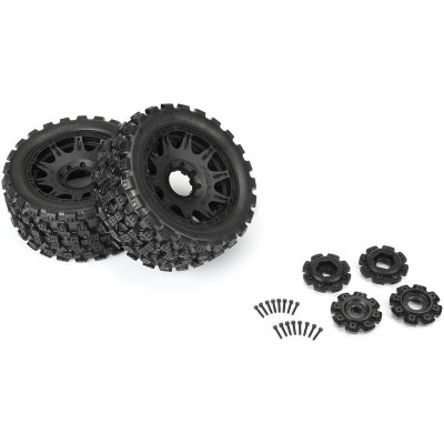 Pro-Line kolo 5.7", pneu Badlands MX57, disk Raid H24 černý (2)