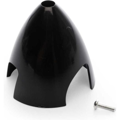 E-flite kužel levého motoru černý: Twin Timber 1.6m