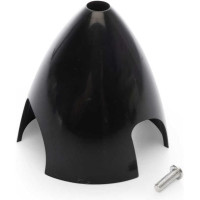 Pótalkatrész RC modell repülőgéphez E-flite Twin Timber 1.6m: jobb oldali motorkúp fekete.