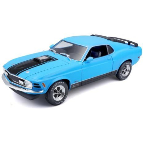 Maisto Ford Mustang Mach 1 1970 1:18 modrá