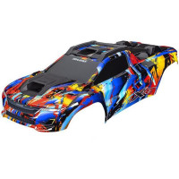 Traxxas XRT Rock n' Roll karosszéria. Festett összeszerelt, beleértve a belső vázat és a tetőcsúszókat.
