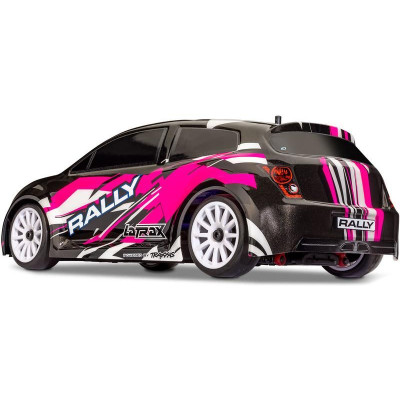 Traxxas Rally 1:18 4WD RTR červené