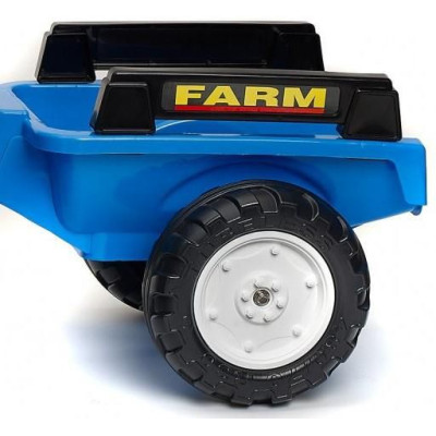 FALK - Šlapací traktor Landini s vlečkou