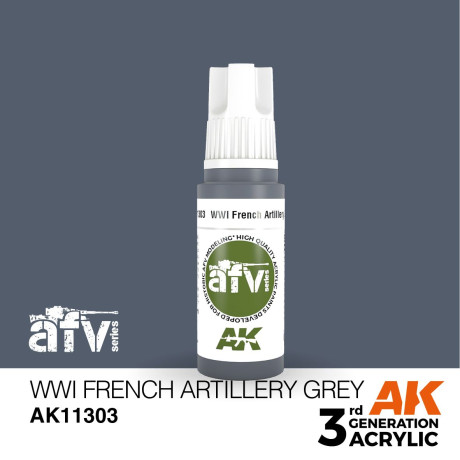 WWI French Artillery Grey 17ml