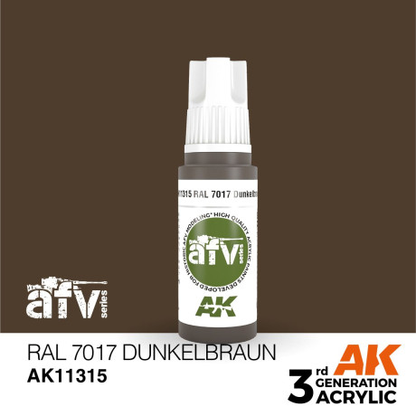 RAL 7017 Dunkelbraun 17ml