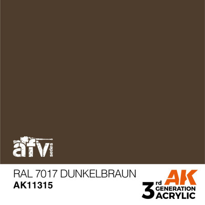RAL 7017 Dunkelbraun 17ml