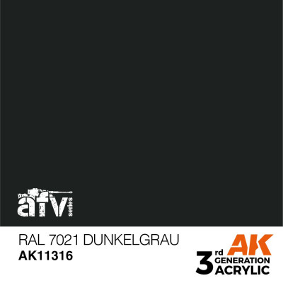 RAL 7021 Dunkelgrau 17ml