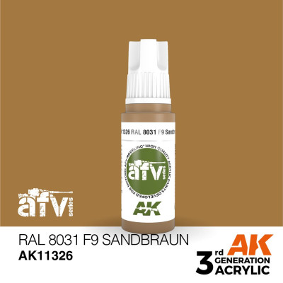 RAL 8031 F9 Sandbraun 17ml