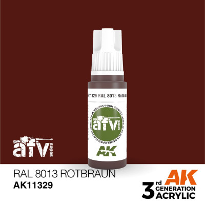 RAL 8013 Rotbraun 17ml