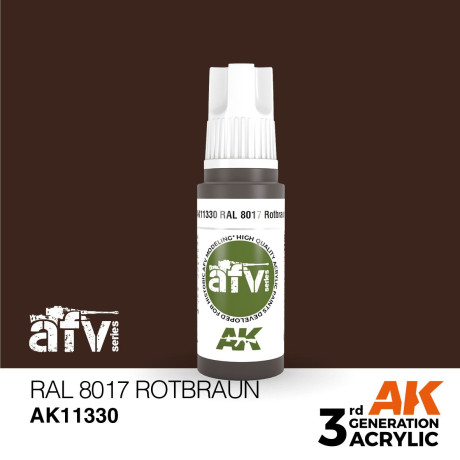 RAL 8017 Rotbraun 17ml