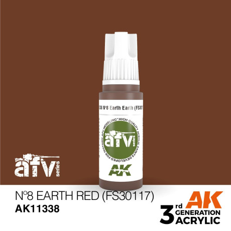 No8 Earth Red (FS30117) 17ml
