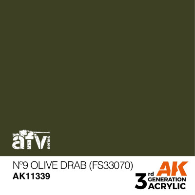 No9 Olive Drab (FS33070) 17ml