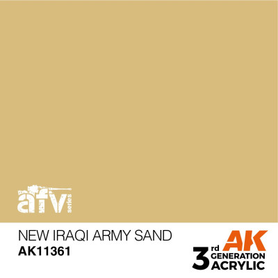 New Iraqi Army Sand 17ml