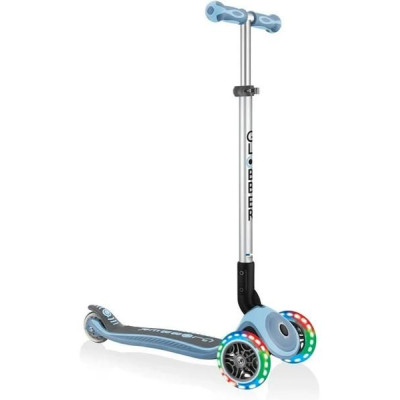 Globber - Koloběžka Primo Premium  skládací Lights Maya Blue