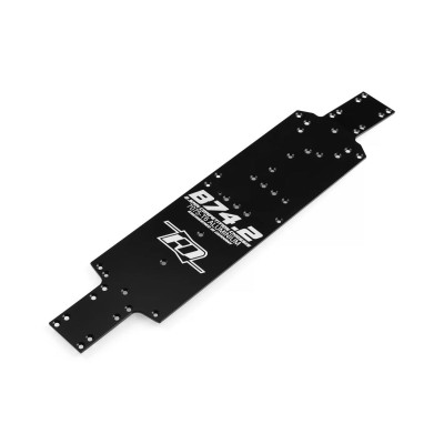 B74.2 2,5 7075 hliníkové šasi, černé