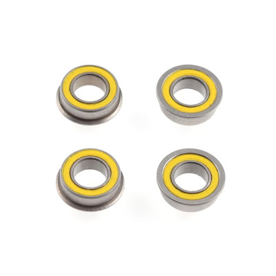 Ultra kuličkové ložiska 5x9x3mm s límcem, (4 ks.)
