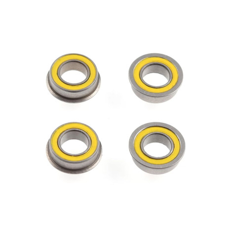 Ultra kuličkové ložiska 5x9x3mm s límcem, (4 ks.)