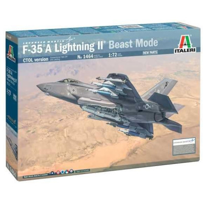 Model Kit letadlo 1464 - F-35A Lightning II (Beast Mode) (1:72)