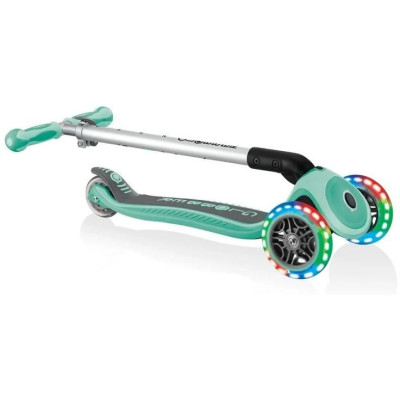 Globber - Koloběžka Primo Premium skládací Lights Maya Blue