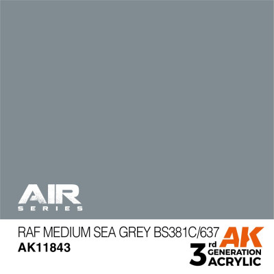 RAF Medium Sea Grey BS381C/637 17ml