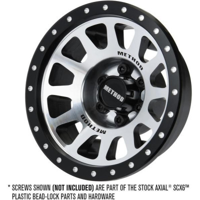 Pro-Line disk 2.9" 1:6 Method 305 +2 Offset stříbrné (2): SCX6