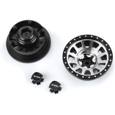 Pro-Line disk 2.9" 1:6 Method 305 +2 Offset stříbrné (2): SCX6