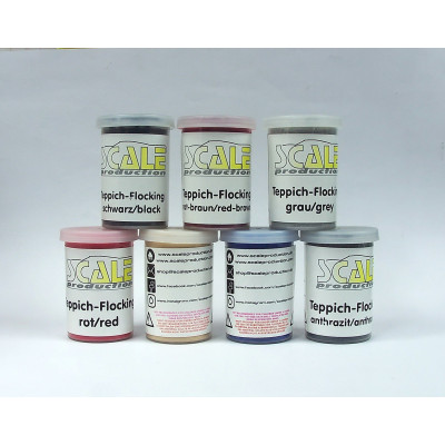 Kobercový Flocking antracitový