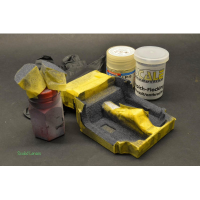 Kobercový Flocking antracitový