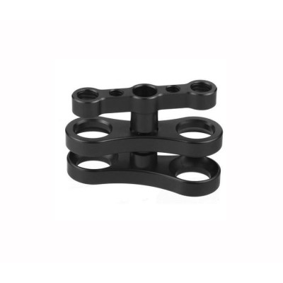 Aluminum Alloy Butterfly Clip Adapter (Black)