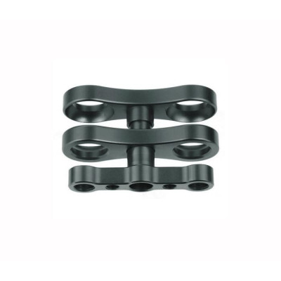 Aluminum Alloy Butterfly Clip Adapter (Titanium)