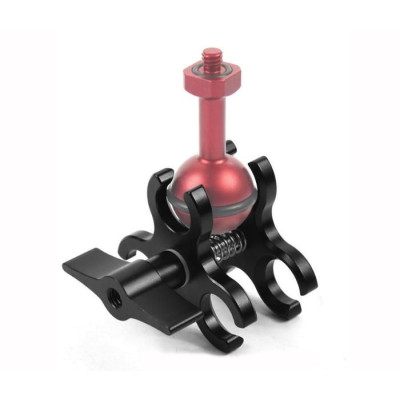 Three-Ball Butterfly Clip Adapter (Black)