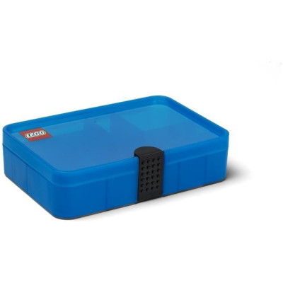 LEGO úložný box s přihrádkami - modrý