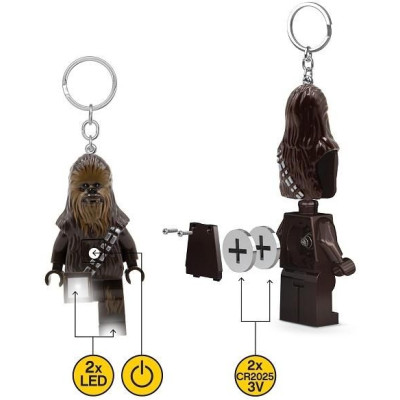 LEGO svítící klíčenka - Star Wars Chewbacca