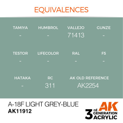 A-18f Light Grey-Blue 17ml