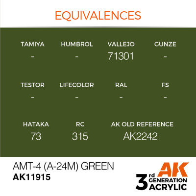 AMT-4 (A-24m) Green 17ml
