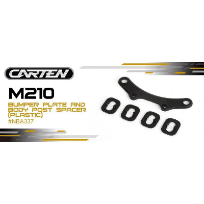 CARTEN deska předního nárazníku & podložky držáku karoserie, 1+4 ks.