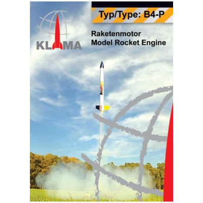 Klima raketový motor B4-P EL (30ks)