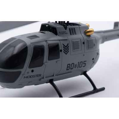 MODSTER BO-105 Flybarless Electric Helicopter RTF