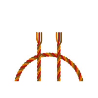 Csavarr háromvezetékes szuper vastag kábel JR színekben (barna/piros/narancs) PVC szigeteléssel, 0,50 mm2 vezető-keresztmetszettel. Nagy rugalmasságú, 129 db 0,07 mm-es sodrat, max. 48 V, 12A. Átmérő 1,6/3,2 mm. Németországban készült. Az ár 1 méterre vonatkozik.